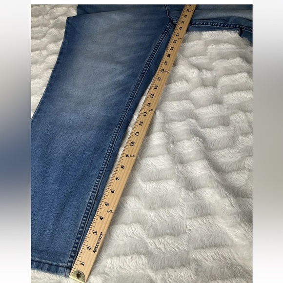 Jones New York Women’s Blue Lexington Cuff Capri Size 16 Alice Wash Slim Leg - Picture 12 of 16